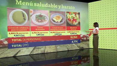 Un menú sano y barato por poco más de 4 euros por persona