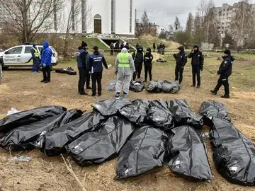Ucrania acusa a Rusia de incinerar cadáveres para esconder sus crímenes de guerra