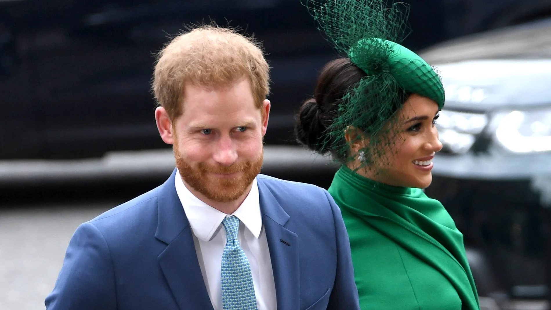 El príncipe Harry y Meghan Markle visitan a la reina Isabel II en Londres tras dos años 