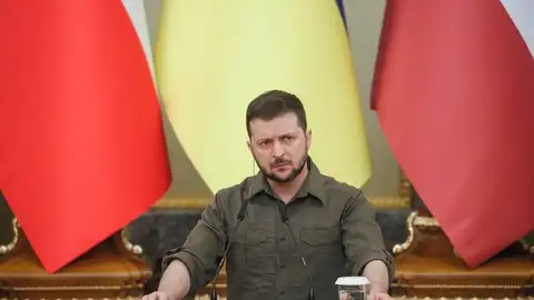 Volodímir Zelenski, presidente de Ucrania, habla sobre un posible acuerdo de paz con Rusia Volodímir Zelenski, presidente de Ucrania, habla sobre un posible acuerdo de paz con Rusia