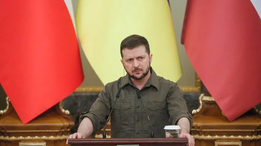 Volodímir Zelenski, presidente de Ucrania, habla sobre un posible acuerdo de paz con Rusia Volodímir Zelenski, presidente de Ucrania, habla sobre un posible acuerdo de paz con Rusia