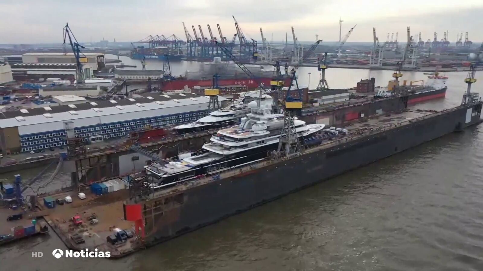 Alemania incauta el yate de un oligarca ruso valorado en 600 millones de euros