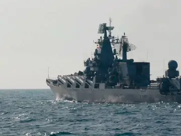 &quot;Mosvká&quot;, el buque insignia de la Flota rusa del mar Negro