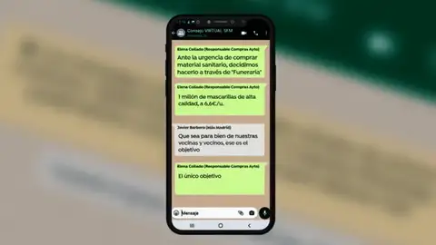Por WhatsApp y de madrugada: así se aprobó el contrato de las mascarillas del Ayuntamiento de Madrid Por WhatsApp y de madrugada: así se aprobó el contrato de las mascarillas del Ayuntamiento de Madrid