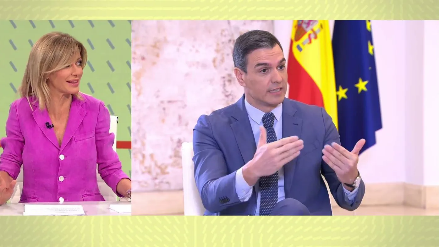 Susanna Griso analiza su entrevista a Pedro Sánchez. Susanna Griso analiza su entrevista a Pedro Sánchez.