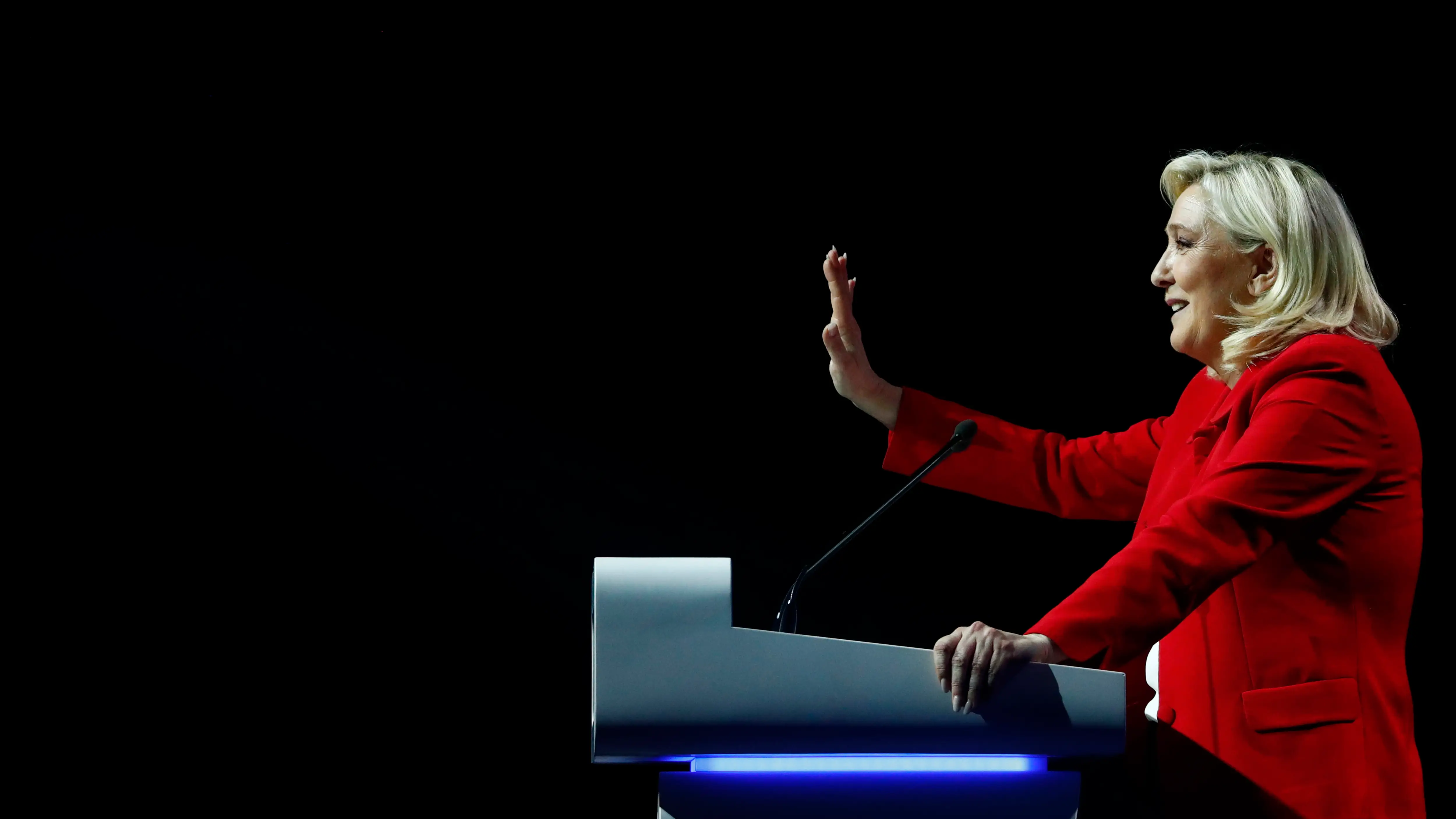 Candidata a las elecciones presidenciales de Francia, Marine Le Pen Candidata a las elecciones presidenciales de Francia, Marine Le Pen