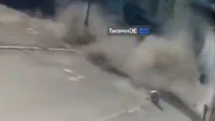 Se salva del impacto de dos misiles en Jarkvov Se salva del impacto de dos misiles en Jarkvov