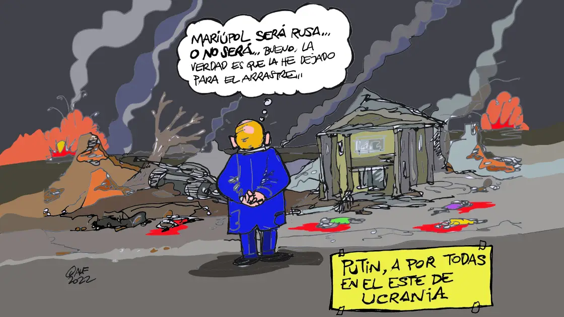 Mariúpol en la viñeta gráfica Mariúpol en la viñeta gráfica
