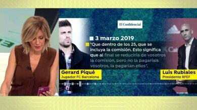 Susanna Griso recibe en directo un WhatsApp del rey Don Juan Carlos sobre el escándalo de Piqué
