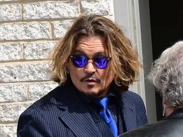 Johnny Depp en el juicio contra Amber Heard Johnny Depp en el juicio contra Amber Heard