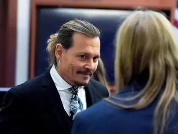 Johnny Depp en el juicio contra Amber Heard Johnny Depp en el juicio contra Amber Heard
