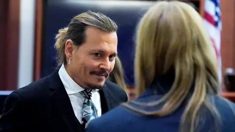 Johnny Depp en el juicio contra Amber Heard Johnny Depp en el juicio contra Amber Heard