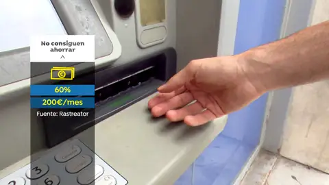 Seis de cada diez españoles no logra ahorrar 200 euros al mes, según un estudio Seis de cada diez españoles no logra ahorrar 200 euros al mes, según un estudio