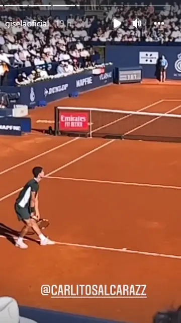 Carlos Alcaraz en el torneo de Conde de Godó Carlos Alcaraz en el torneo de Conde de Godó
