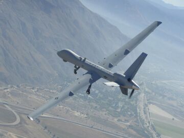 Foto de archivo de un dron del ejército de EEUU