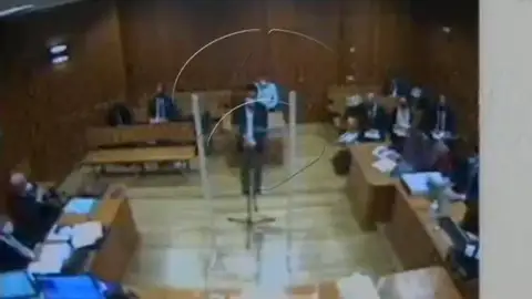 Alberto Luceño declarando Alberto Luceño declarando