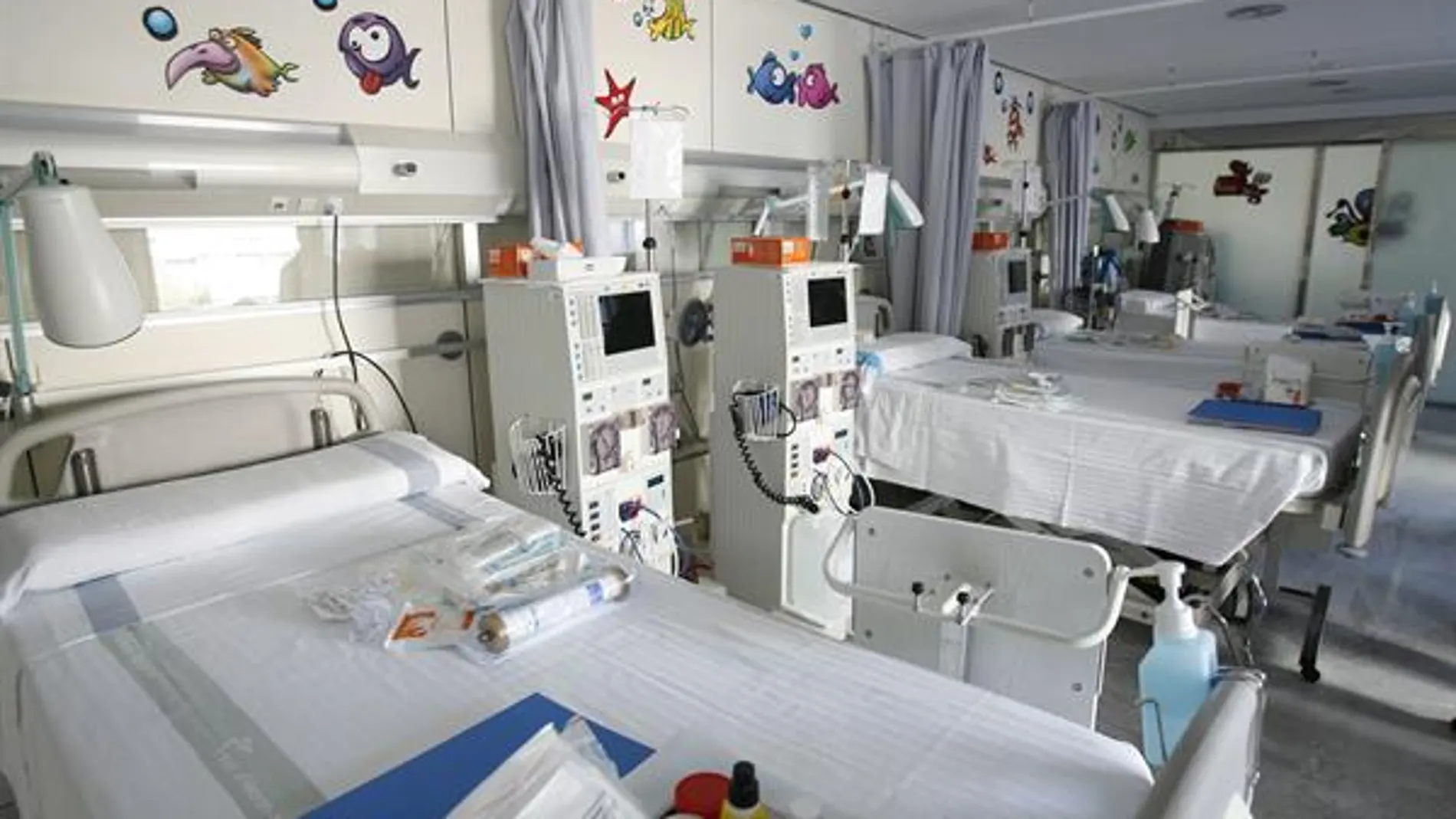 Imagen de archivo de unas camas de hospital