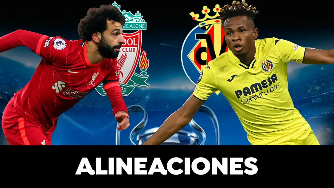 Alineaci&oacute;n del Villarreal en el partido de semifinales contra el Liverpool en Champions League