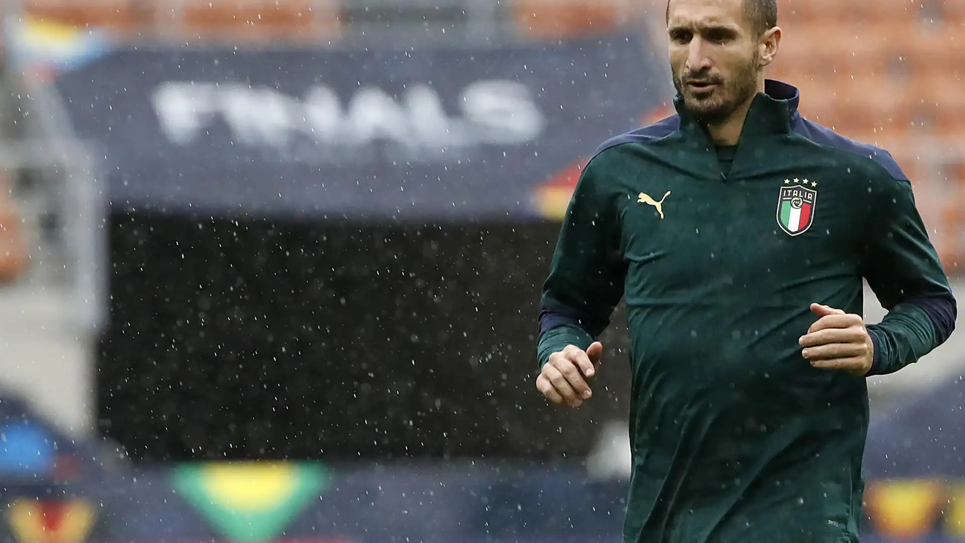 Chiellini en una foto con la selección italiana Chiellini en una foto con la selección italiana