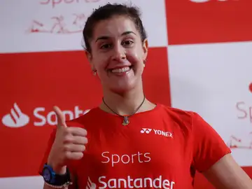 Carolina Marín vuelve a competir tras su grave lesión