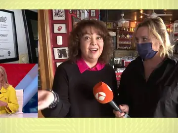 Carmen Lomana en Espejo Público. Carmen Lomana en Espejo Público.