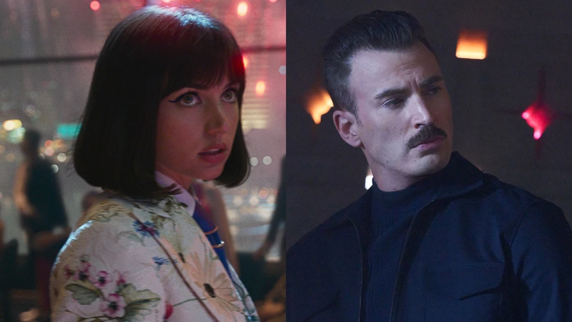 Ana de Armas y Chris Evans en 'The Gray Man'