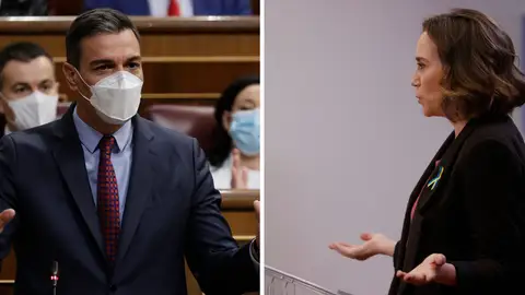 Pedro Sánchez y Cuca Gamarra Pedro Sánchez y Cuca Gamarra