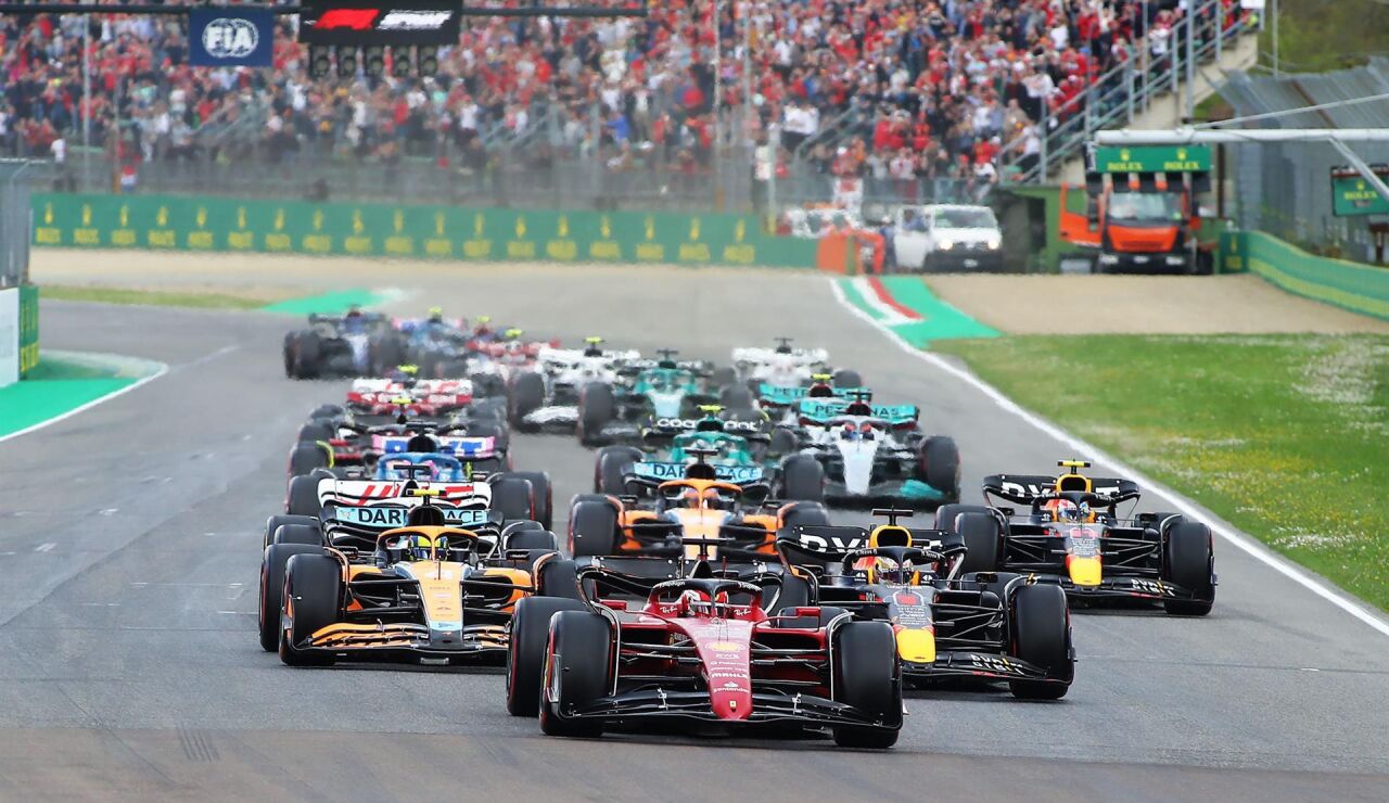 Una salida de Fórmula 1 durante un Gran Premio