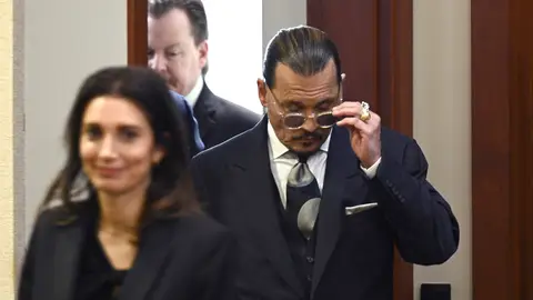Johnny Depp en el juicio contra Amber Heard Johnny Depp en el juicio contra Amber Heard