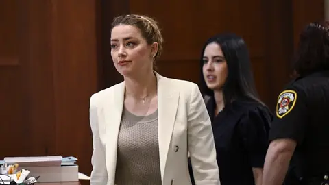 Amber Heard en el juicio que la enfrenta a Johnny Depp Amber Heard en el juicio que la enfrenta a Johnny Depp