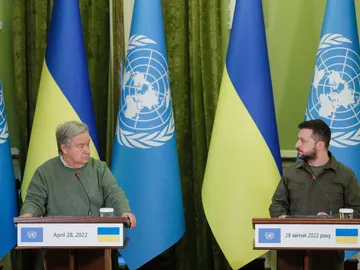 Antonio Guterres y Volodimir Zelenski Antonio Guterres y Volodimir Zelenski