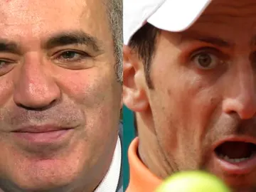 Kasparov y Djokovic Kasparov y Djokovic