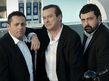 Pepón Nieto, Juan Diego y Paco Tous en 'Los hombres de Paco'