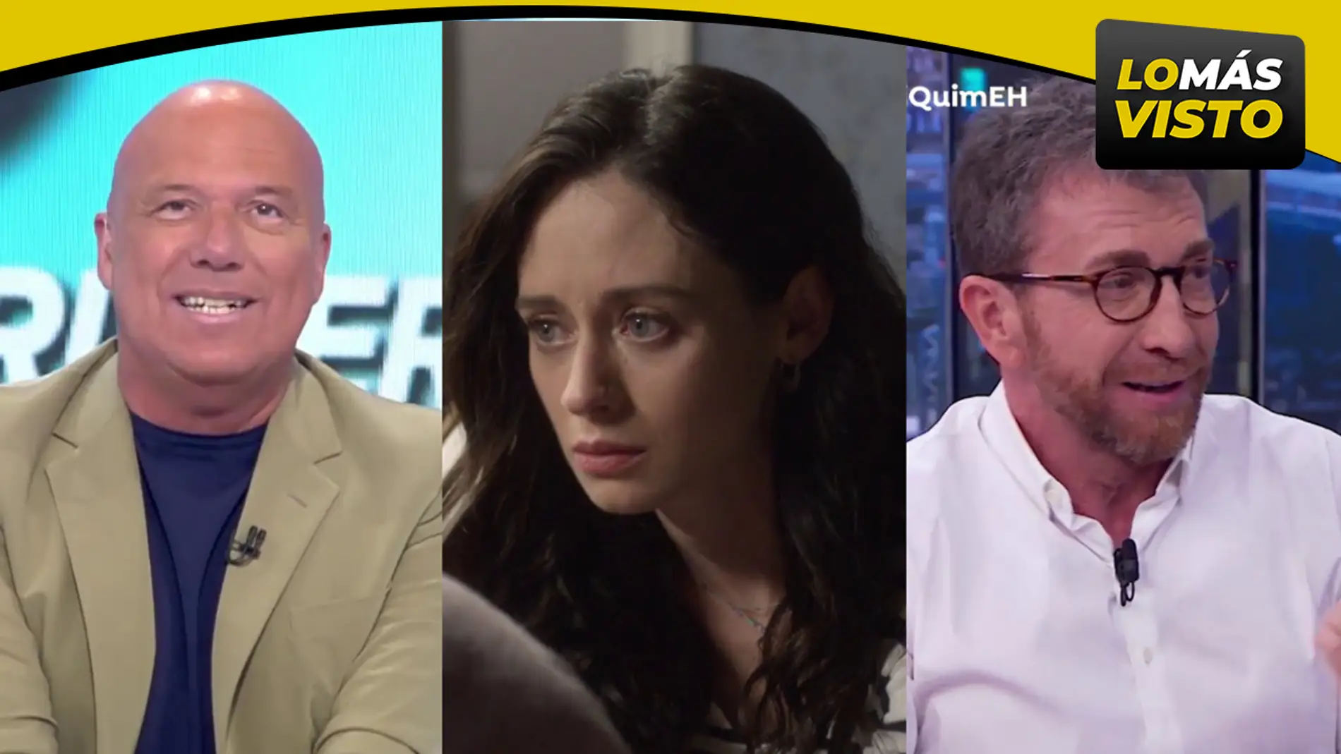 Alfonso Arús, Elena Rivera y Pablo Motos Alfonso Arús, Elena Rivera y Pablo Motos