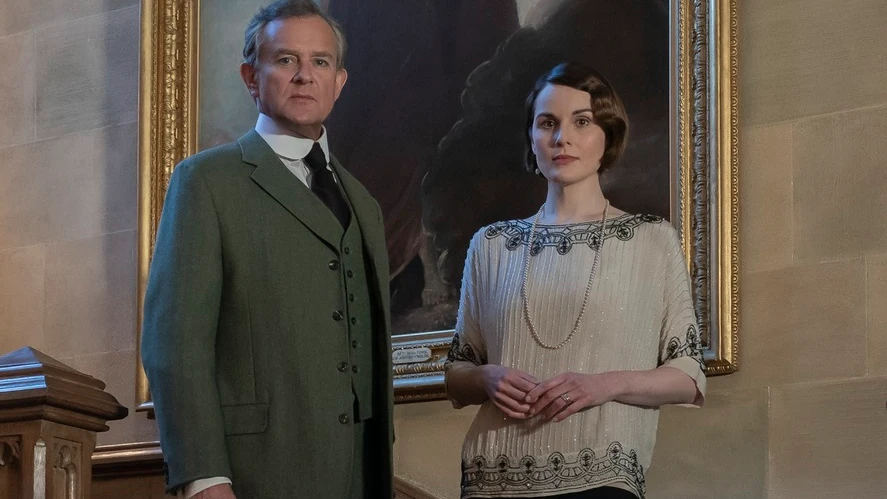 Michelle Dockery y Hugh Bonneville en 'Downton Abbey: Una Nueva Era' Michelle Dockery y Hugh Bonneville en 'Downton Abbey: Una Nueva Era'