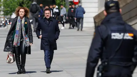 El presidente de la Generalitat de Cataluña, Pere Aragonès El presidente de la Generalitat de Cataluña, Pere Aragonès