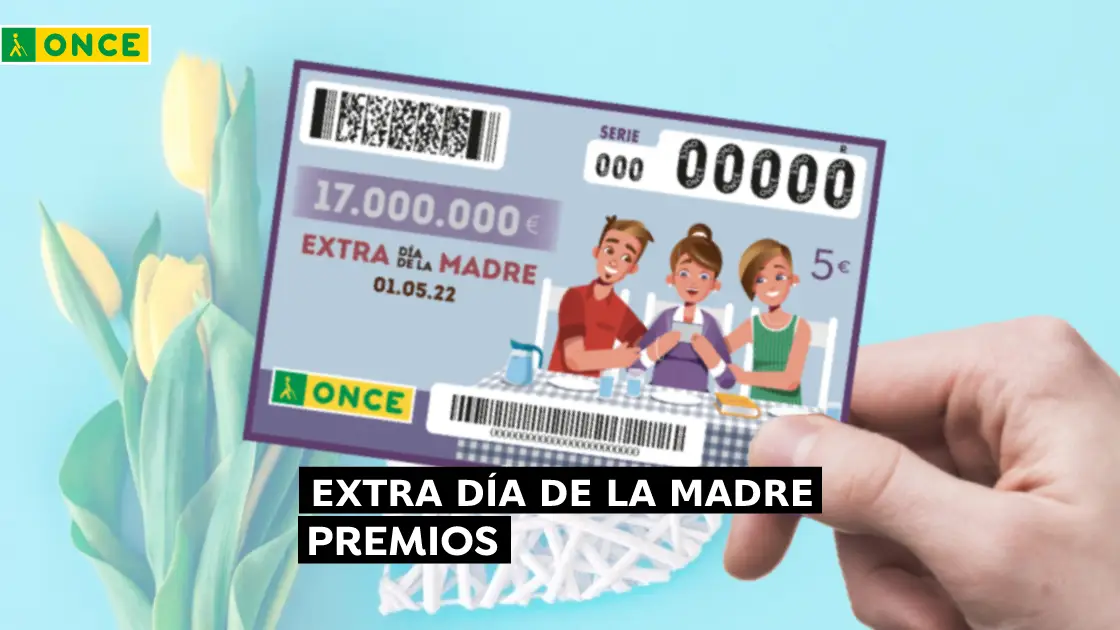 Premios del Sorteo Extra del Día de la Madre de la ONCE 2022 Premios del Sorteo Extra del Día de la Madre de la ONCE 2022