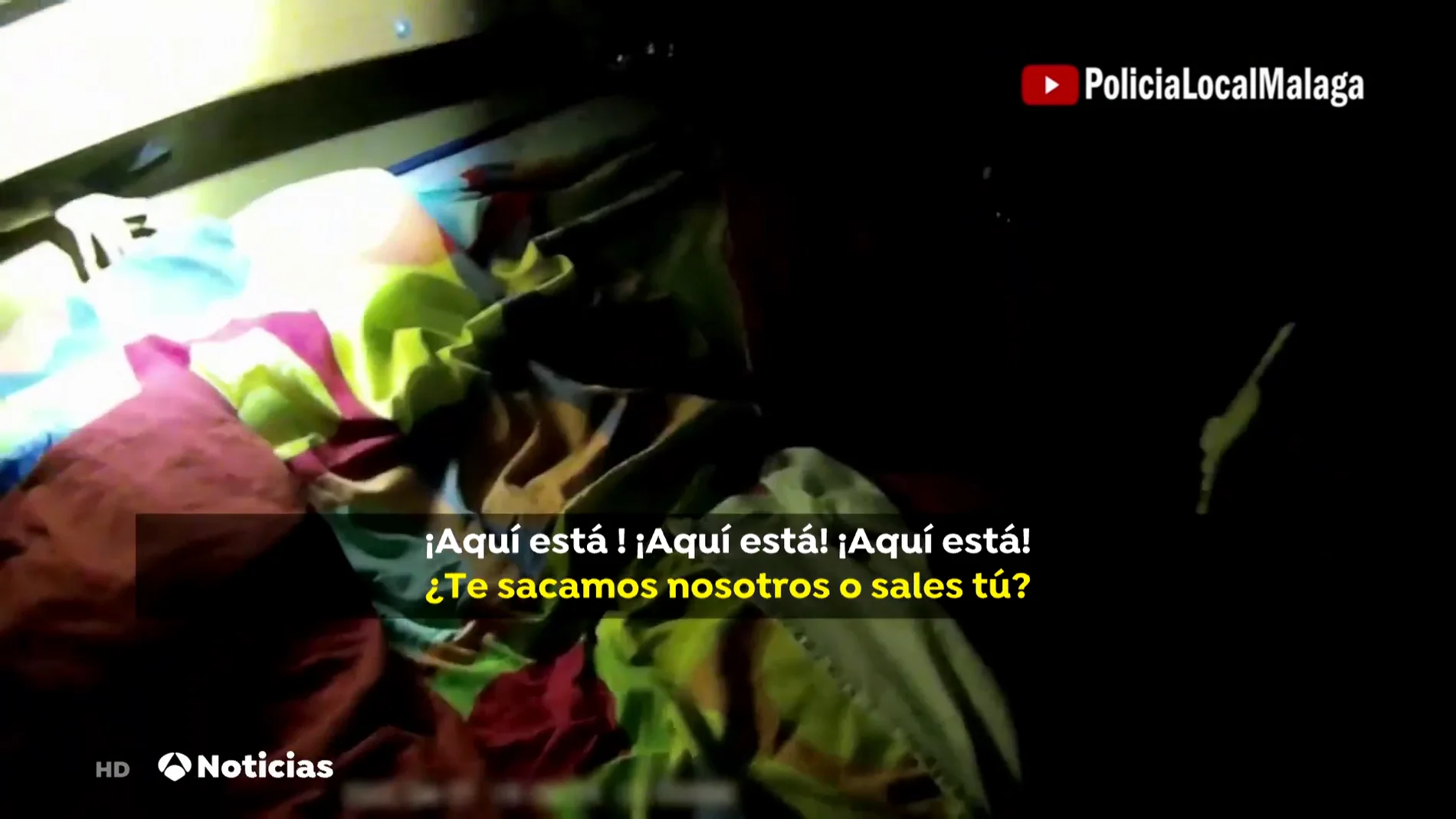 La Policía localiza y detiene a un fugitivo escondido en una cama nido en Málaga