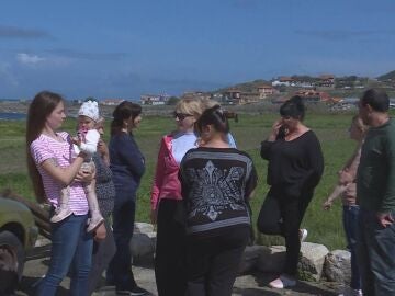 15 refugiados ucranianos llegan a Oia, en Pontevedra