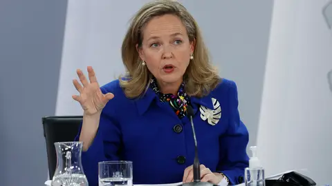 La vicepresidenta primera, Nadia Calviño La vicepresidenta primera, Nadia Calviño