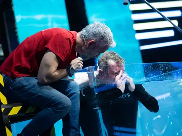 El Monaguillo hundido en su Apnea en ‘El Desafío’ El Monaguillo hundido en su Apnea en ‘El Desafío’