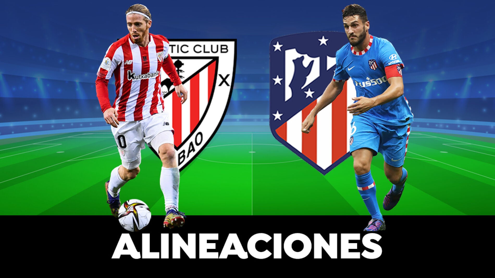 Alineación Del Atlético De Madrid Contra El Athletic En El Partido De ...