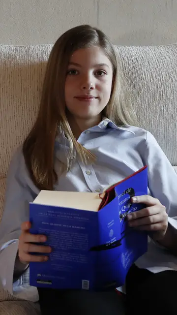 Lectura de la infanta Sofía para el Día del Libro Lectura de la infanta Sofía para el Día del Libro