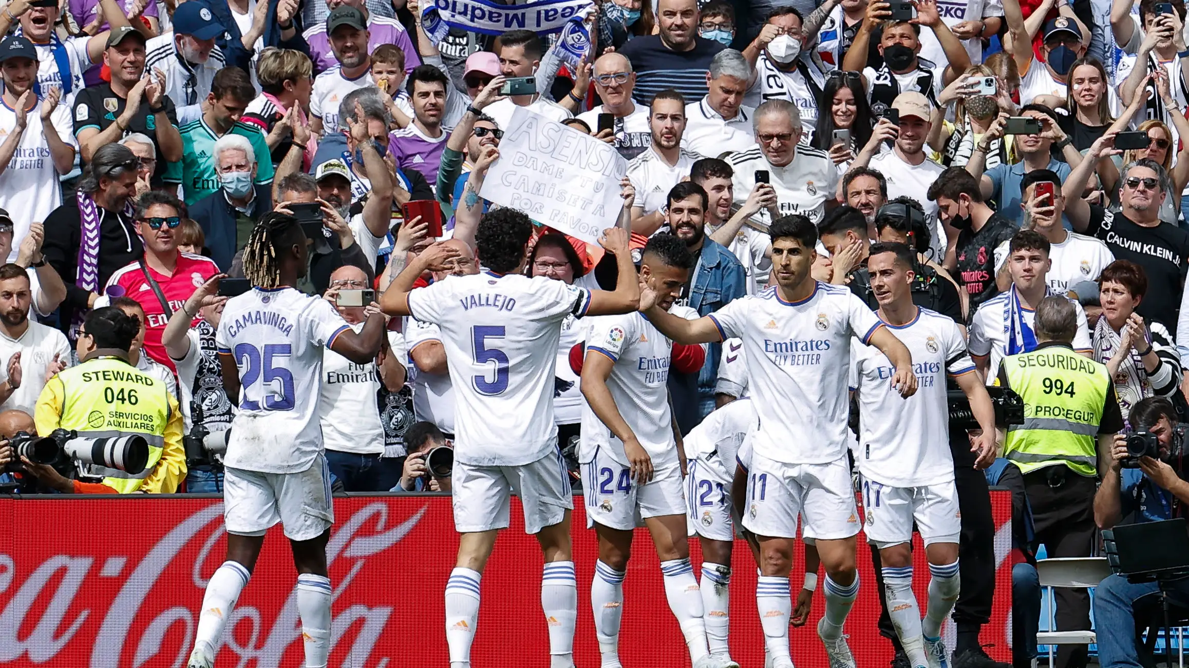 El Real Madrid se proclama campeón de la Liga 2021-2022 tras un doblete de Rodrigo ante el Espanyol El Real Madrid se proclama campeón de la Liga 2021-2022 tras un doblete de Rodrigo ante el Espanyol