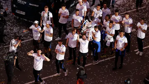 Celebración del Real Madrid en Cibeles Celebración del Real Madrid en Cibeles
