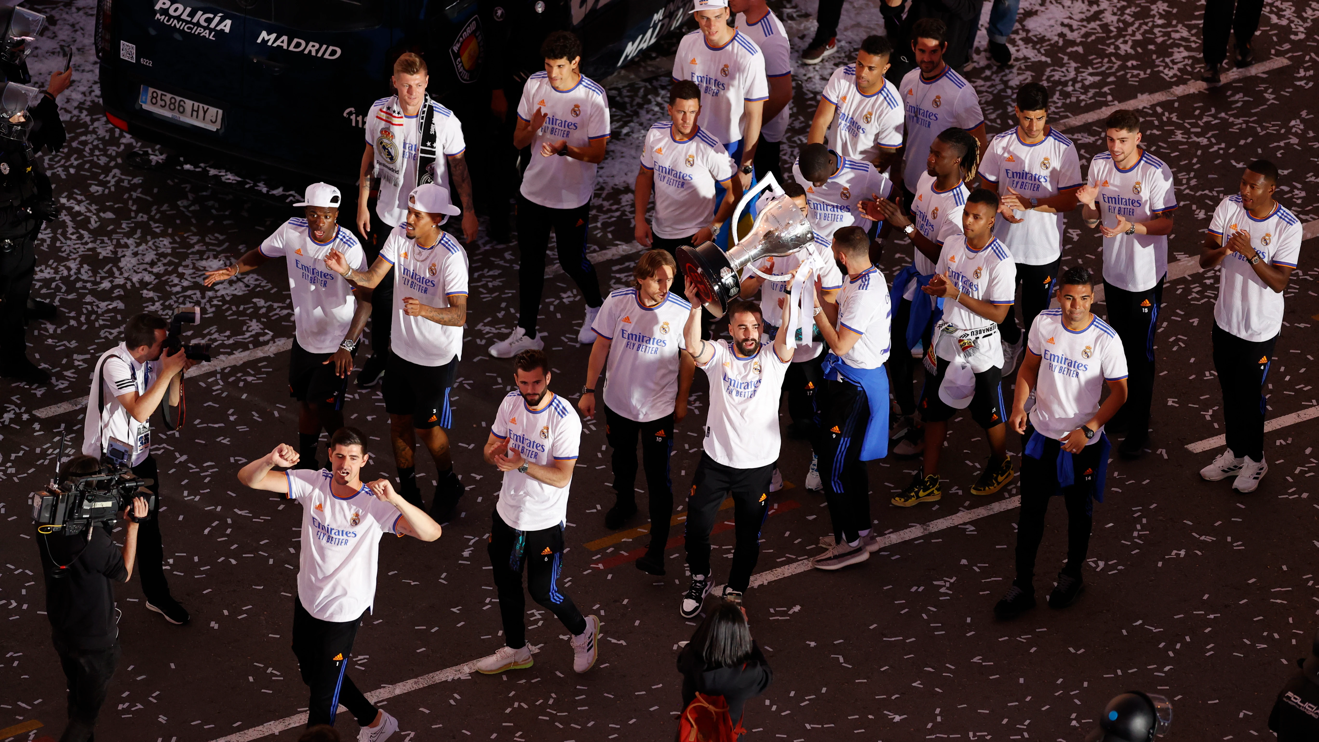 Celebraci&oacute;n del Real Madrid en Cibeles