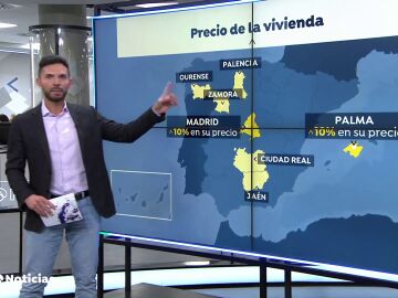 El precio medio de la vivienda sube más de un 2% en lo que va de año