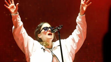 Rigoberta Bandini durante el concierto del Warm Up Festival que ofreció este viernes en Murcia