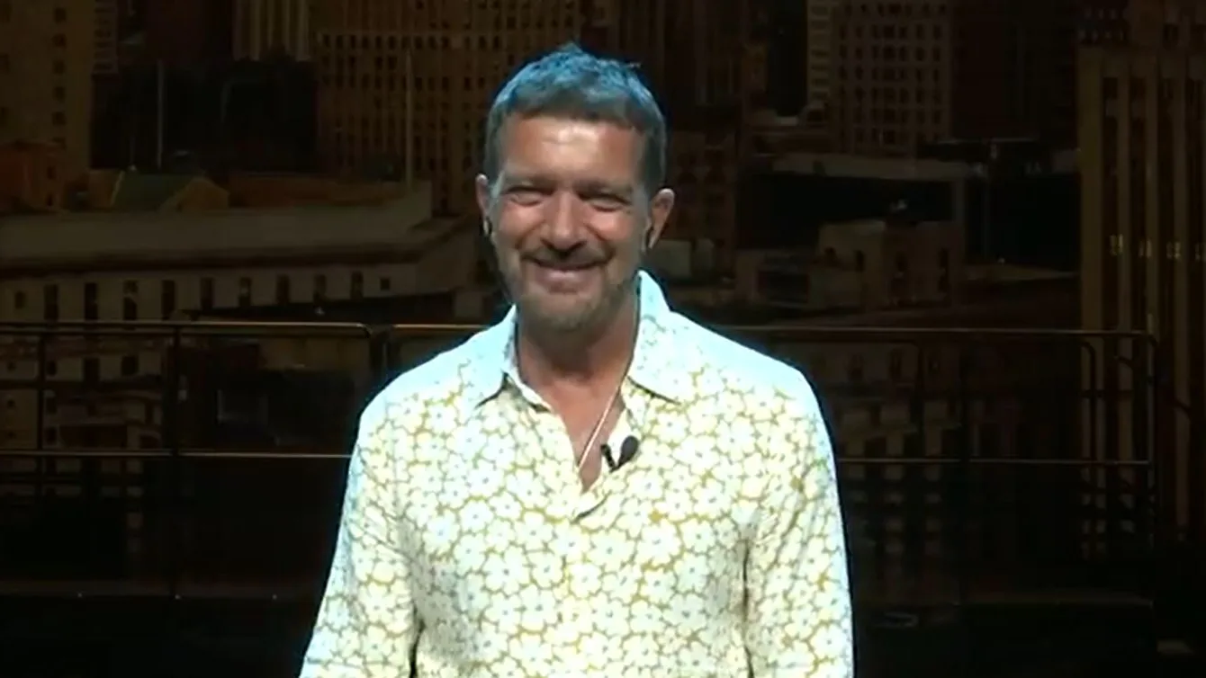 Antonio Banderas, en directo en Antena 3 Noticias 