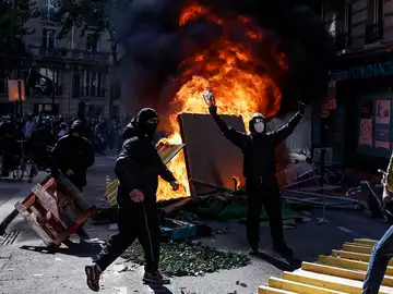 Protestas del Primero de Mayo en París Protestas del Primero de Mayo en París